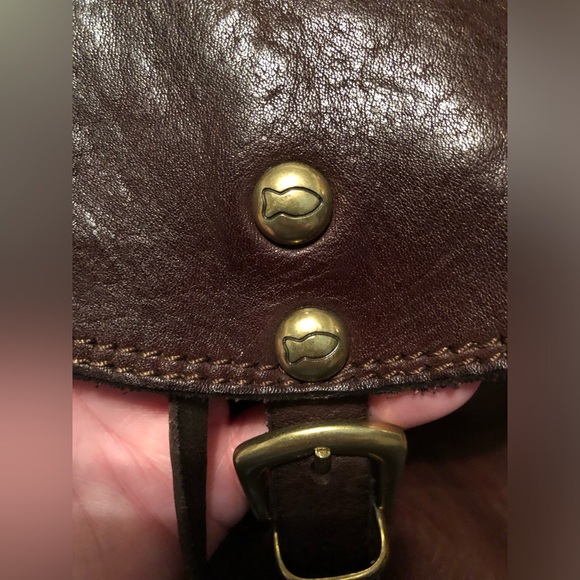 NWT Campomaggi backpack w/studs-dark brown - Picture 8 of 16